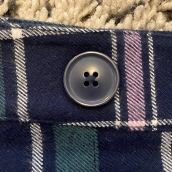 Preppy Plaid mini Skirt Age 12-13 Brand new adjustable Pleats Blue M&S - Picture 8 of 8